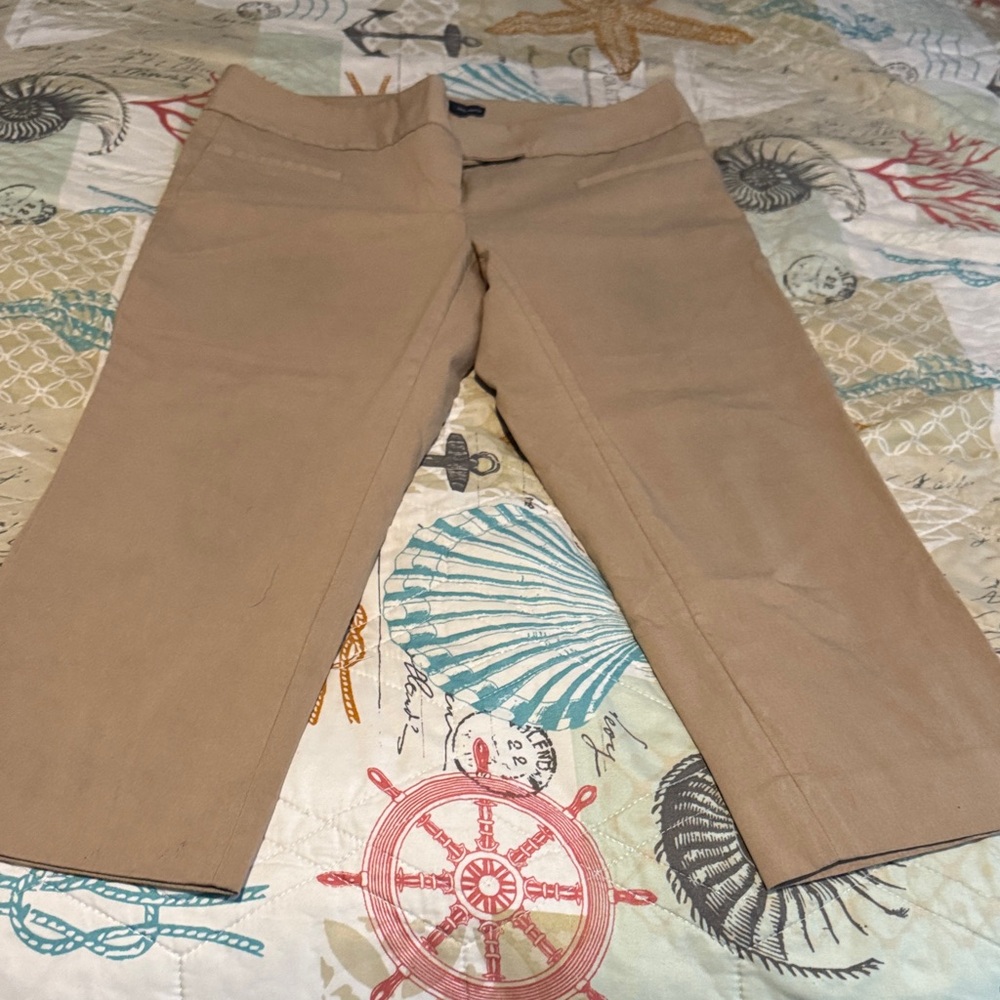 The Limited Beige Cropped Pants